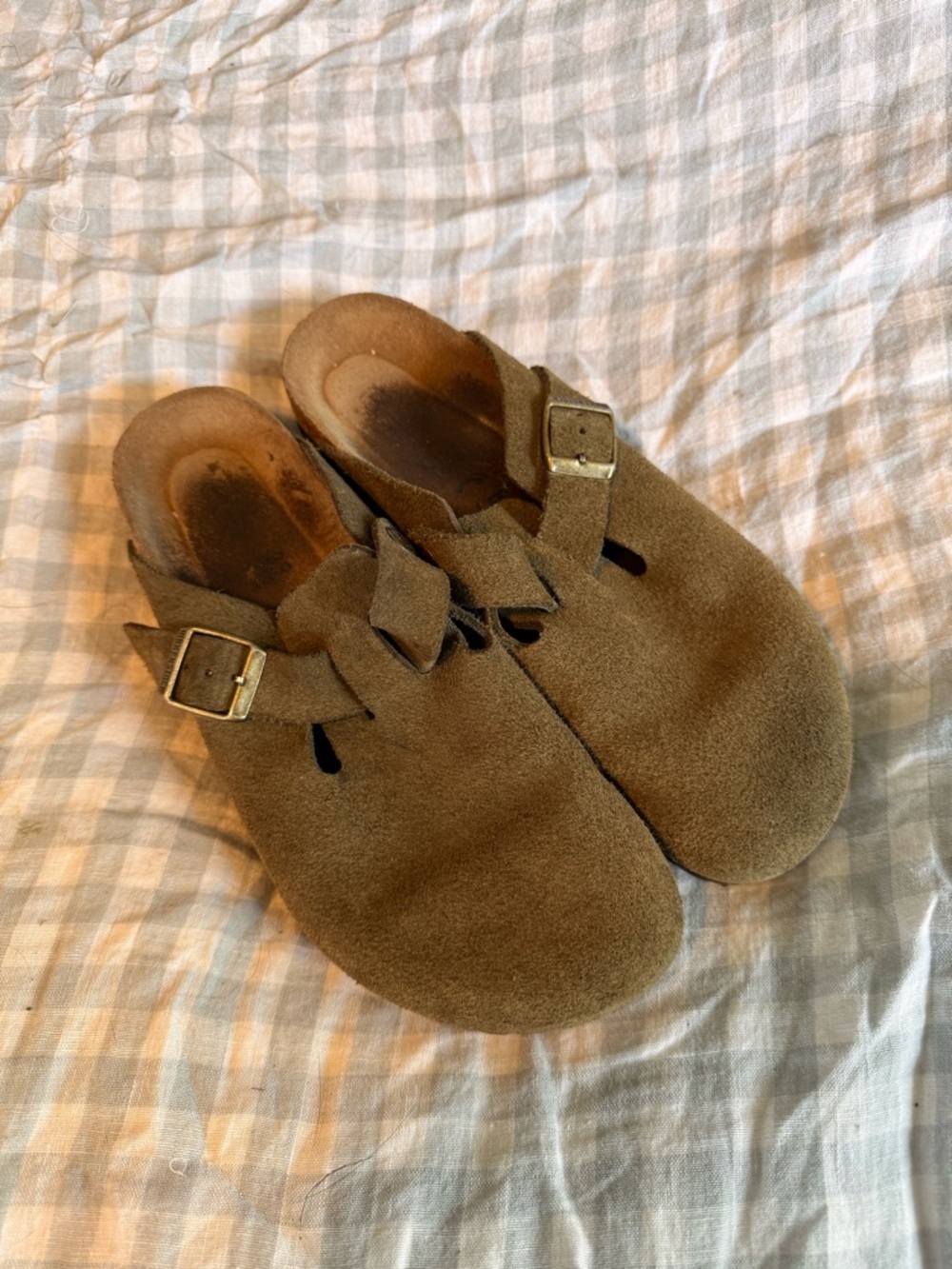 Size 39 Green Birkenstock Clogs
